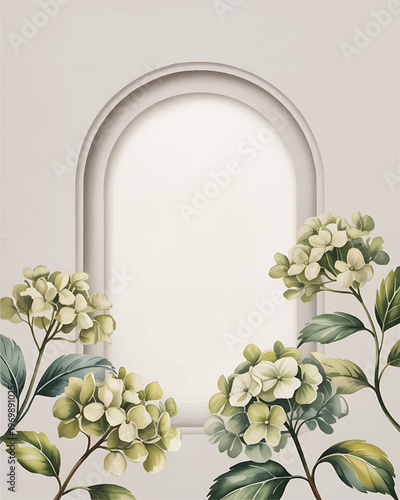 elegant floral wedding invitation template design, minimal watercolor wedding save the date card, modern botanical wedding invitation layout, Wedding cards, Floral wedding cards	
