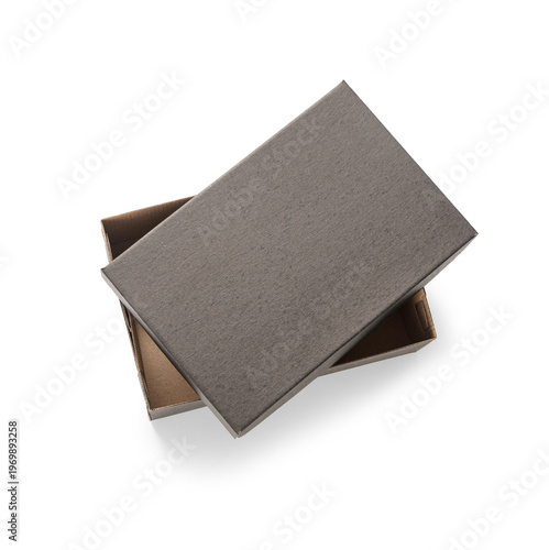Black shoebox isolated on w...