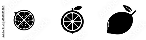 A Classic Symbol of Refreshment - Lemon and Lime Silhouettes