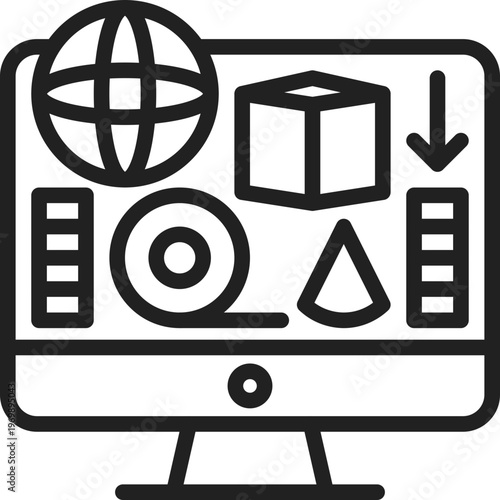 Visual Effects Pipeline Icon