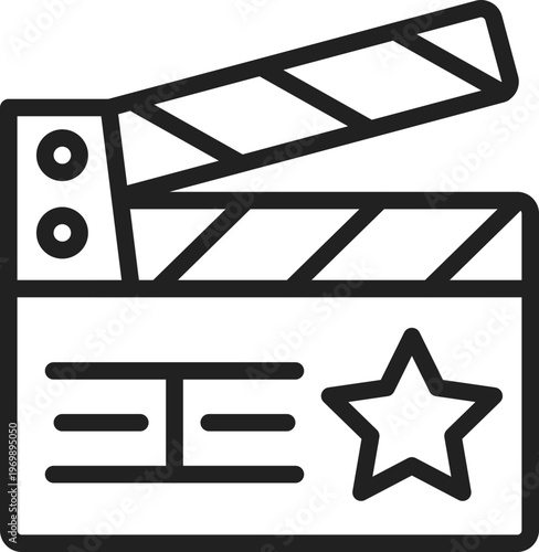 Film Clapperboard Icon
