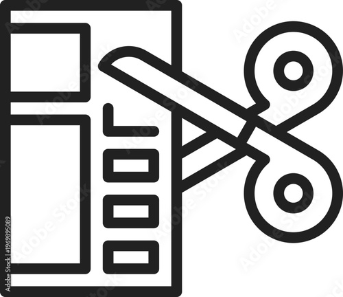 Film Editing Timeline Icon