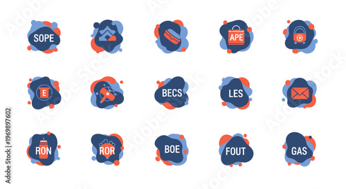 Cryptocurrency Icons: Digital Currency Symbols Set