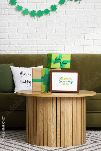 Gift boxes with coins and p...