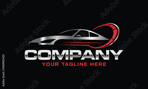 auto car speed rpm logo