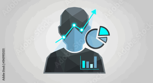 Business Analytics, Data Visualization, and Growth Concept