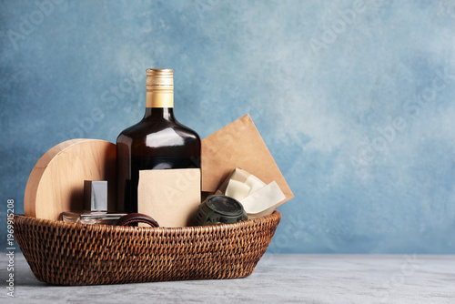 Gift basket with male acces...