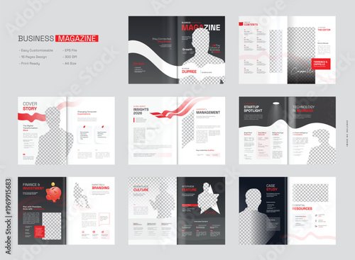Business Proposal Bifold Brochure Design Template