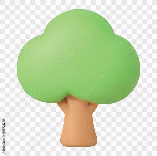 Ecology and Environmental Sustainability Vector Icon Set | 3D icon set | a tree
