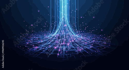 Abstract Digital Data Flow Network
