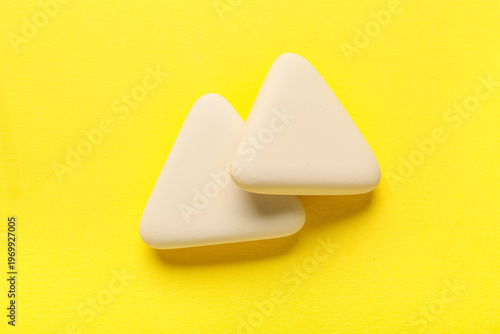 White triangular rubber era...