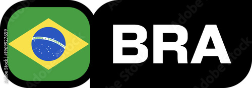 Brazil Flag Tournament Badge