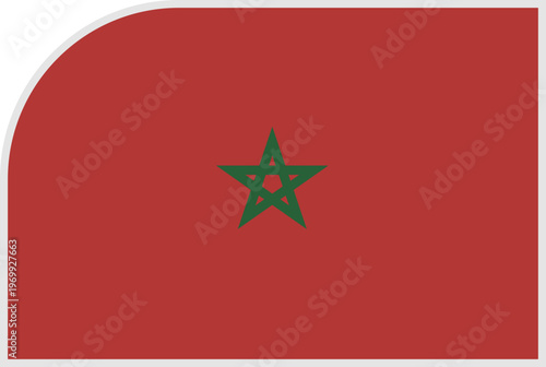 Morocco Flag Tournament Badge