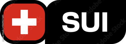 Switzerland Flag Tournament Badge