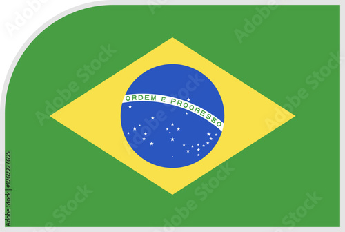 Brazil Flag Tournament Badge