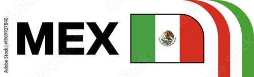 mexico Football Flag Badge
