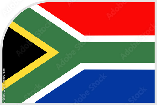 South Africa Flag Tournament Badge