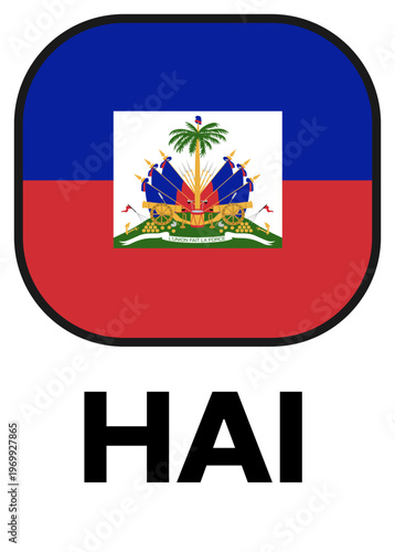 haiti Tournament Flag Badge