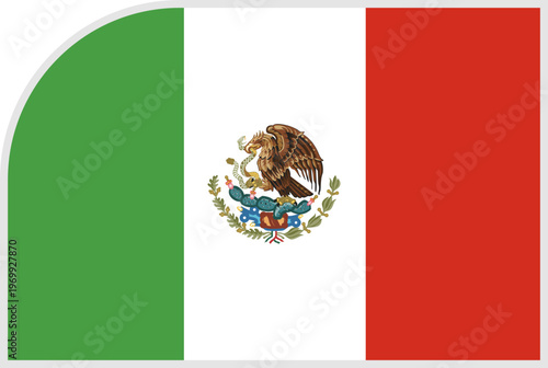 mexico Flag Tournament Badge