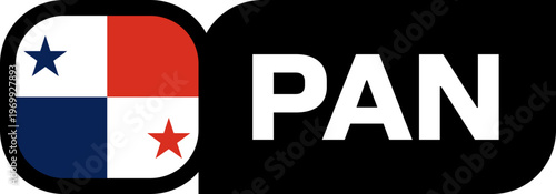 panama Flag Tournament Badge