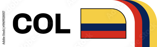colombia Football Flag Badge