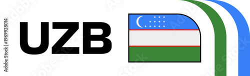 uzbekistan Football Flag Badge
