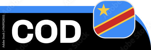 congo dr Football Team Badge