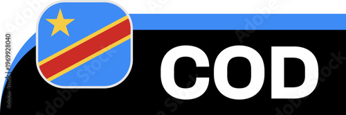 congo dr Football Team Badge