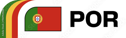 portugal Football Flag Badge