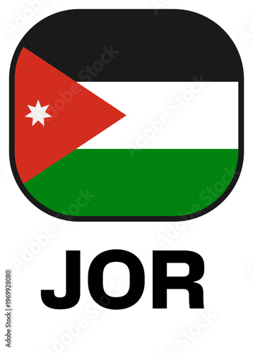 jordan Tournament Flag Badge