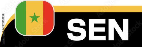 senegal Football Team Badge