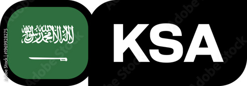 saudi arabia Flag Tournament Badge