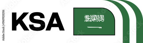 saudi arabia Football Flag Badge