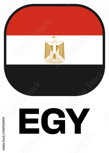 egypt Tournament Flag Badge