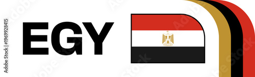 egypt Football Flag Badge
