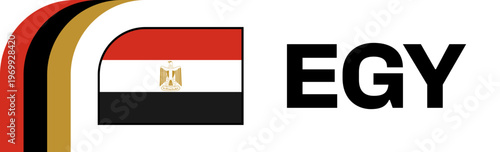 egypt Football Flag Badge