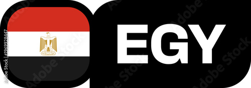 egypt Flag Tournament Badge