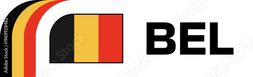belgium Football Flag Badge