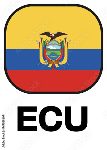 ecuador Tournament Flag Badge