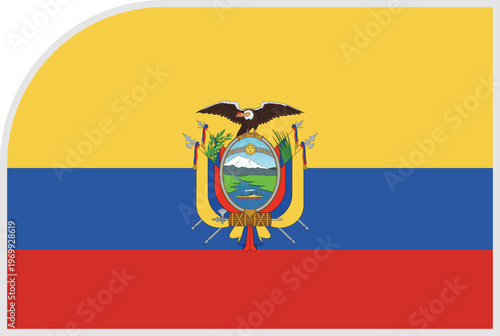 ecuador Flag Tournament Badge