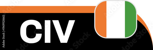 cote d ivore Football Team Badge