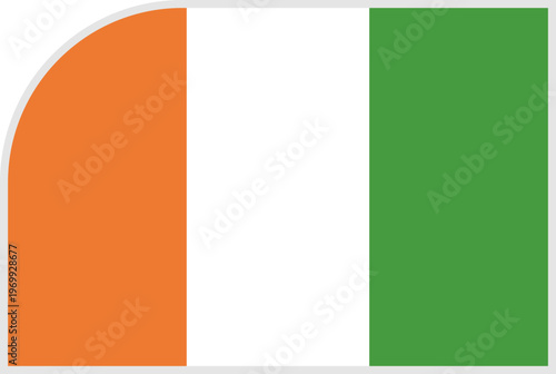 cote d ivore Flag Tournament Badge