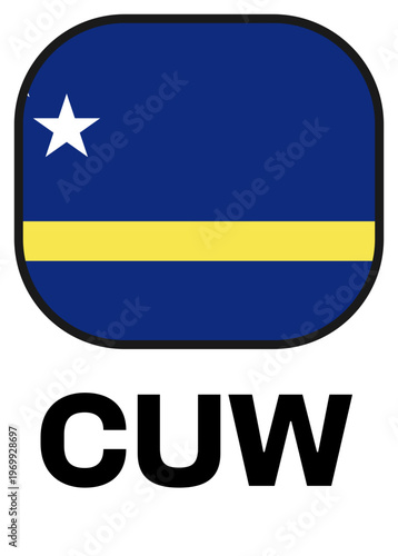 curacao Tournament Flag Badge