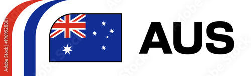 australia Football Flag Badge