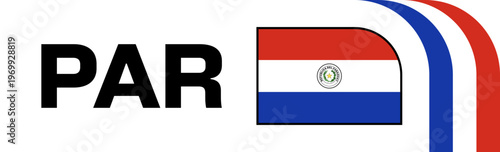 paraguay Football Flag Badge