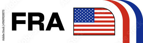 usa Football Flag Badge