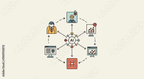 Artificial intelligence network connecting people and data