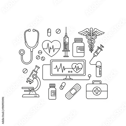 Medical equipment and healthcare tools for diagnosis and treatment.