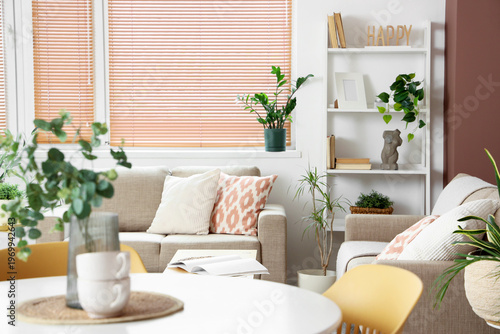 Interior of stylish living ...