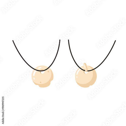 Minimalist Handcrafted Stone Pendants on Simple Necklaces